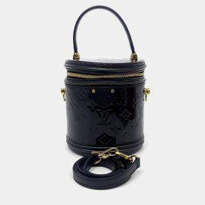 Louis Vuitton Black Patent Leather Vernis Cannes bag