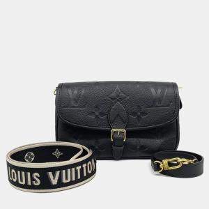 Louis Vuitton Black Leather Empreinte Diane bag
