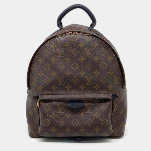 Louis Vuitton Brown Coated Canvas Monogram Palm Springs Backpack