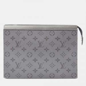 Louis Vuitton Grey Monogram Taigarama Pochette Voyage MM