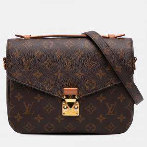 Louis Vuitton Brown Monogram Pochette Metis