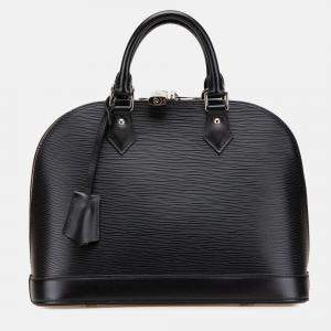 Louis Vuitton Black Epi Alma PM