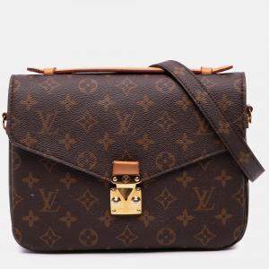 Louis Vuitton Brown Monogram Pochette Metis