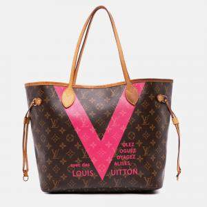 Louis Vuitton Brown Monogram V Neverfull MM
