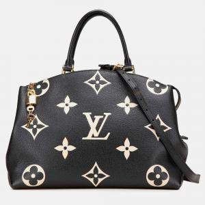 Louis Vuitton Black Bicolor Monogram Empreinte Giant Petit Palais