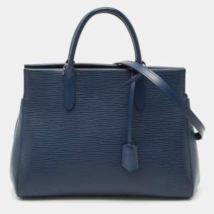Louis Vuitton Saphir Epi Leather Marly MM Bag