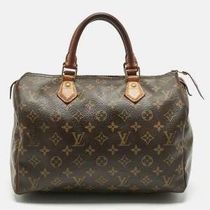 Louis Vuitton Monogram Canvas Speedy 30 Bag