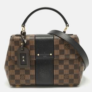 Louis Vuitton Black Damier Ebene Canvas Bond Street BB Bag 