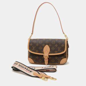 Louis Vuitton Diane PM Brown Monogram Canvas Shoulder Bag