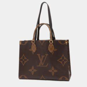 Louis Vuitton OnTheGo MM Brown Monogram Giant Canvas Tote Bag