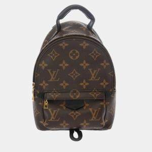 Louis Vuitton Monogram Palm Springs Mini Brown Canvas Backpack