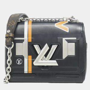 Louis Vuitton Twist PM Black Leather Shoulder Bag
