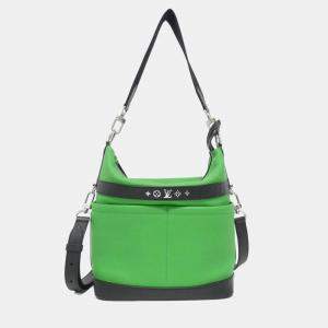 Louis Vuitton Cruiser Green Leather Shoulder Bag