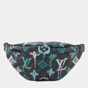Louis Vuitton Monogram Eclipse (Lv Graffiti Vert) Discovery Bumbag Pm Waist Bag