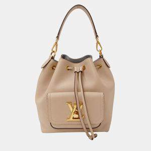 Louis Vuitton Handbag Shoulder 2Way Calfskin Rock Me Bucket Nv Greige