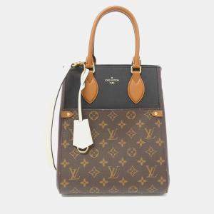 Louis Vuitton Fold MM Brown Monogram Canvas Tote Bag
