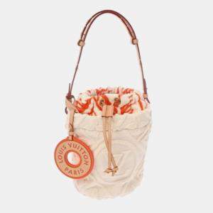 Louis Vuitton Vacation Beige Cotton Bucket Bag