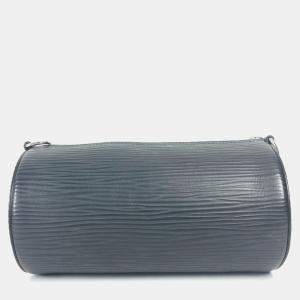 Louis Vuitton Epi Xl Soft Polochon Pm Crossbody Bag Cylindrical Shoulder Leather Noir Black