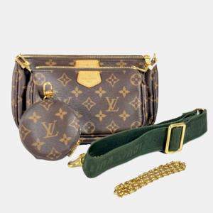 Louis Vuitton Monogram Multi Pochette Accessoires Khaki/Brown Canvas Crossbody Bag