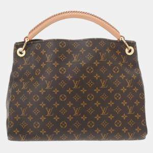 Louis Vuitton Monogram Artsy Mm Brown Canvas Shoulder Bag