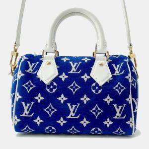 Louis Vuitton LV Match Speedy Bandoulière 20 White Monogram Canvas Handbag