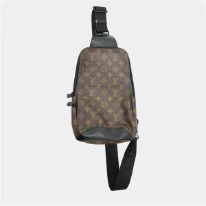 Louis Vuitton Monogram macassar Crossbody Bag Brown