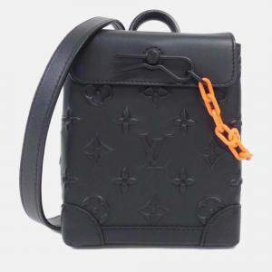 Louis Vuitton Monogram Seal Steamer XS Black Bag
