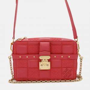 Louis Vuitton Troca PM Damier Giant Leather Shoulder Bag