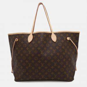 Pre Owned Louis Vuitton Neverfull GM Monogram Canvas Tote Bag