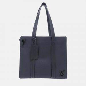 Louis Vuitton Aerogram Take Off Black Leather Tote Bag