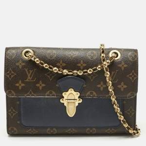 Louis Vuitton Blue Marine Monogram Canvas Victoire Bag