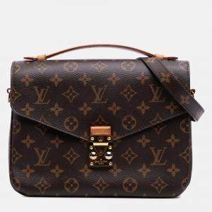 Louis Vuitton Brown Monogram Pochette Metis