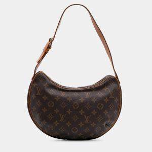 Louis Vuitton Brown Monogram Croissant MM