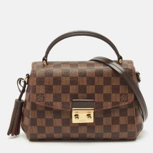 Louis Vuitton Damier Ebene Canvas Croisette Bag
