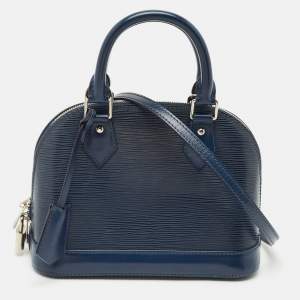 Louis Vuitton Indigo Epi Leather Alma BB Bag
