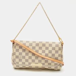 Louis Vuitton Damier Azur Canvas Favorite MM Bag