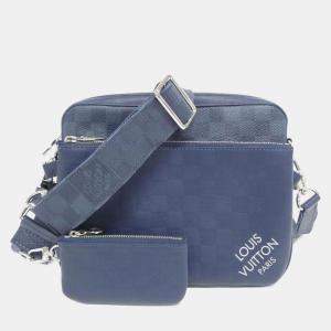 Louis Vuitton Trio Messenger Blue Damier Squared Canvas Shoulder Bag
