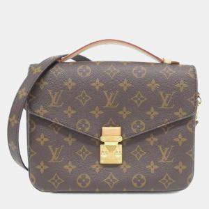 Louis Vuitton Pochette Metis MM Monogram Canvas Shoulder Bag