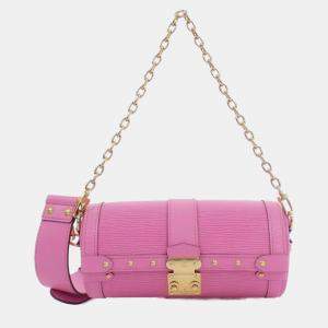 Louis Vuitton Papillon Trunk Rose Epi Leather Shoulder Bag