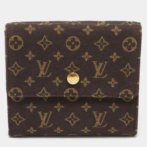 Louis Vuitton Monogram Mini Lin Elise Wallet