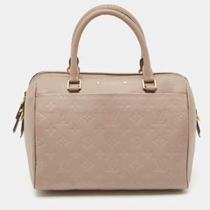 Louis Vuitton Mauve Empreinte Leather Speedy Bandouliere 25 Bag