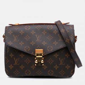 Louis Vuitton Brown Monogram Pochette Metis