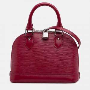 Louis Vuitton Red Epi Alma BB