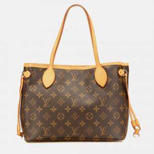 Louis Vuitton Brown Monogram Neverfull PM