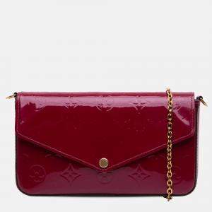 Louis Vuitton Pink Monogram Vernis Pochette Felicie