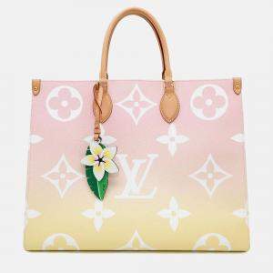 Louis Vuitton Onthego Rose Claire Monogram/Giant GM Hand Bag