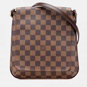 Louis Vuitton Brown Damier Ebene Musette Salsa Long Strap