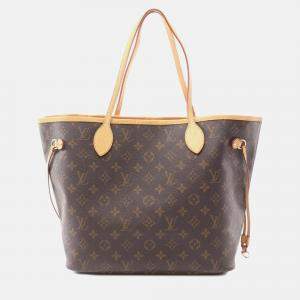 Louis Vuitton Brown Monogram Neverfull MM