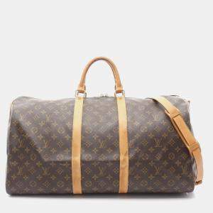 Louis Vuitton Keepall Bandouliere 55 Shoulder Handbag  Monogram