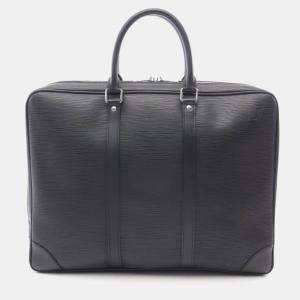 Louis Vuitton Portodocument Voyage Epi Black